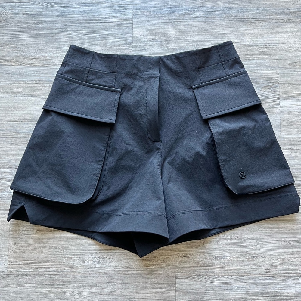 lululemon athletica Black Cargo Shorts